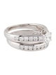 Ring 2.08ctw Lab-Grown Diamond Wedding Band Set