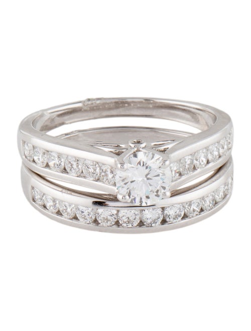 Ring 2.08ctw Lab-Grown Diamond Wedding Band Set