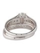 Ring 2.08ctw Lab-Grown Diamond Wedding Band Set