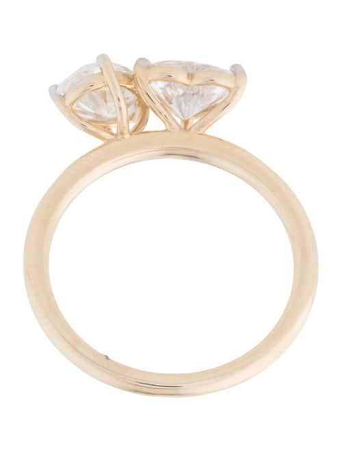 Ring 2.33ctw Lab-Grown Diamond Toi et Moi Engagement Ring