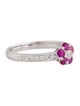 Ring 18K Ruby & Diamond Ring