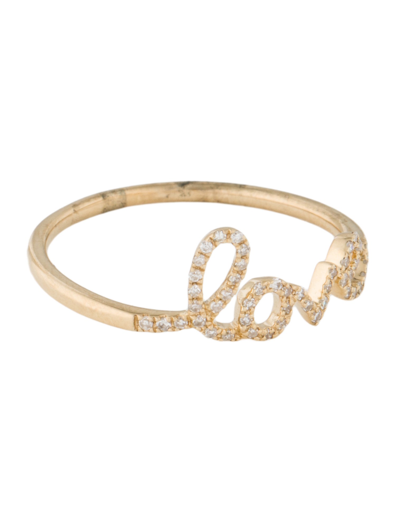 Ring 14K Diamond 'Love'