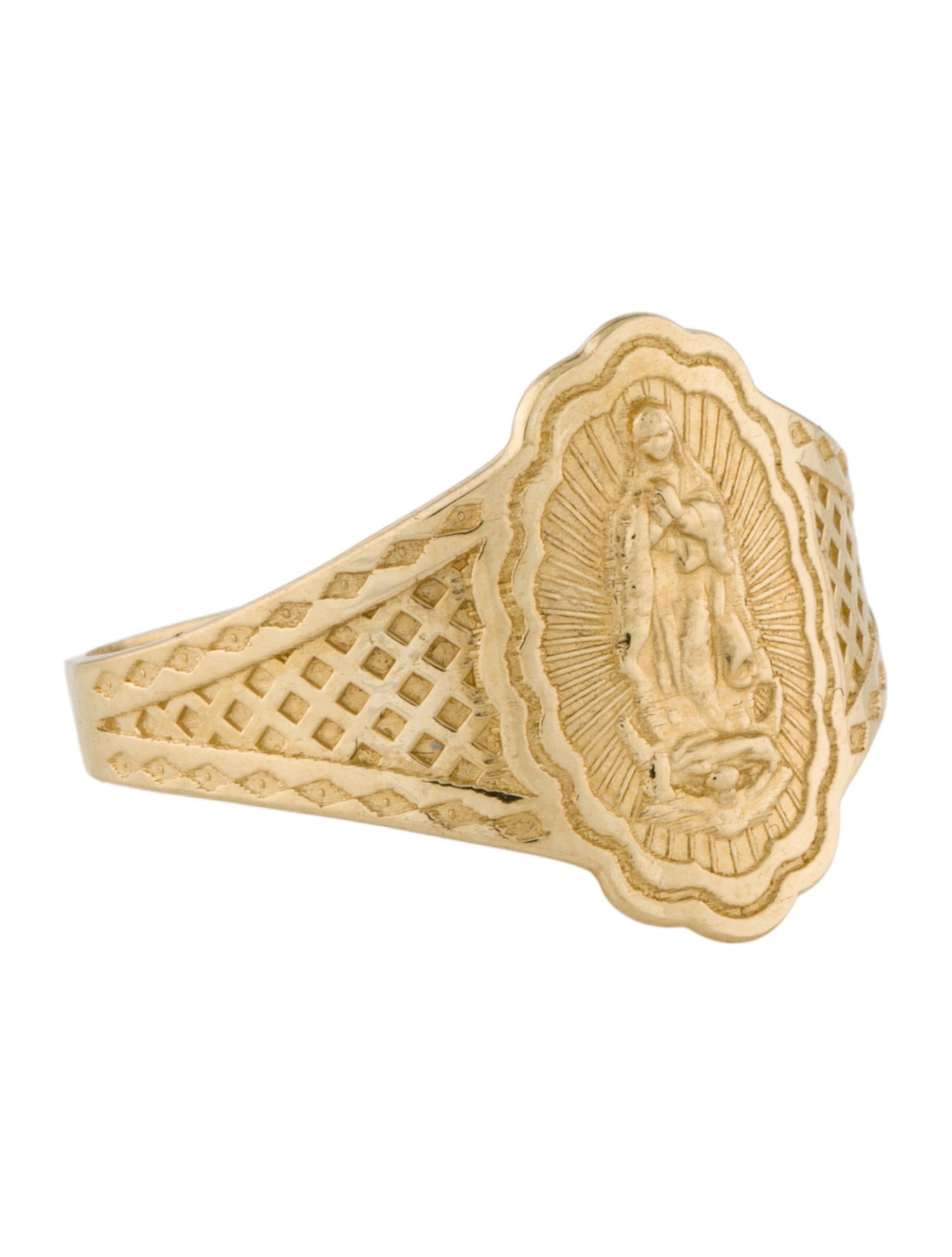 Ring 14K Miraculous Signet Ring