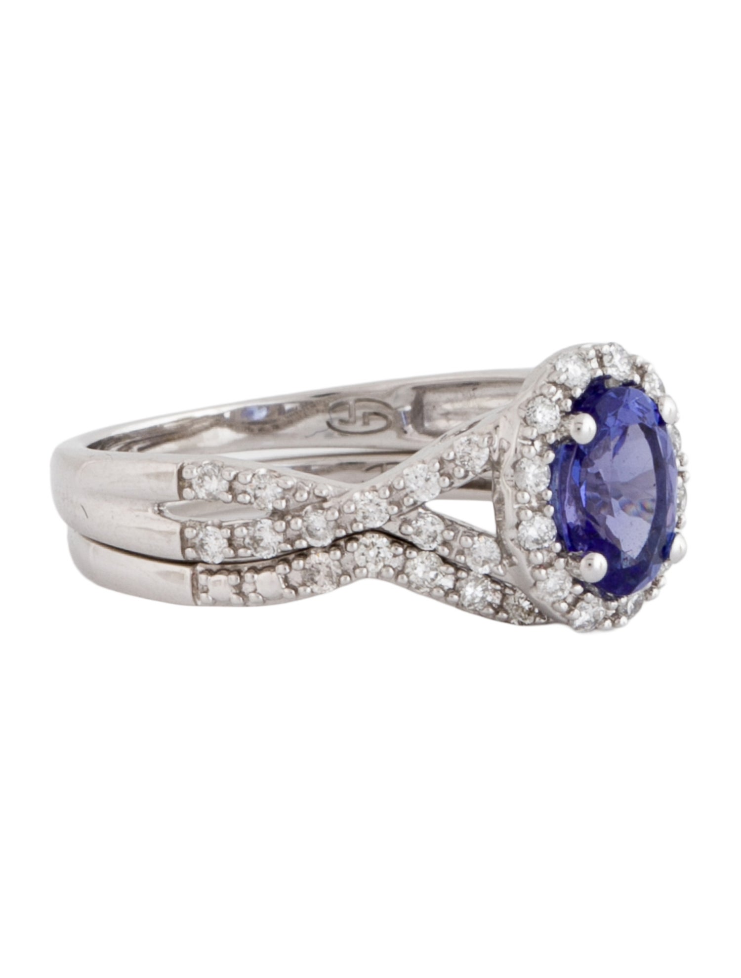 Ring 10K Tanzanite & Diamond Set