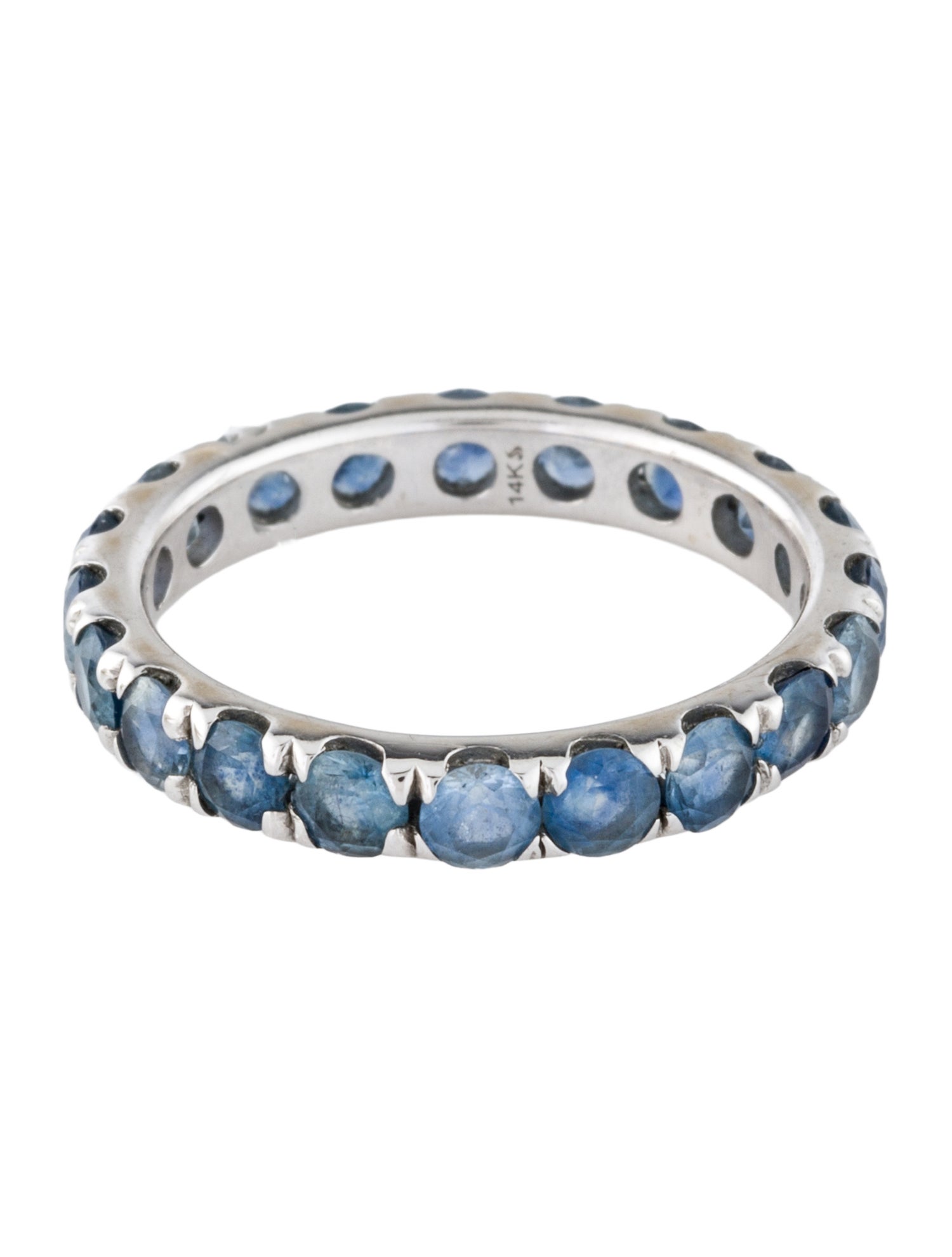 Ring 14K 2.34ctw Sapphire Eternity Band