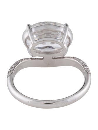 Ring 18K 4.44ctw Lab-Grown Diamond East-West Cocktail Ring