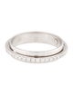 Ring Shy Creation 14K Diamond Fidget Eternity Band Ring