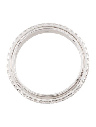 Ring Shy Creation 14K Diamond Fidget Eternity Band Ring