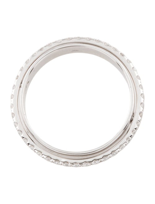 Ring Shy Creation 14K Diamond Fidget Eternity Band Ring