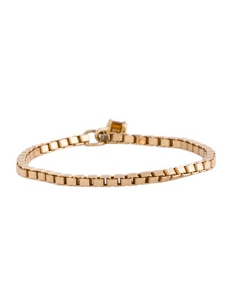 Ring 14K Citrine Box Chain Ring