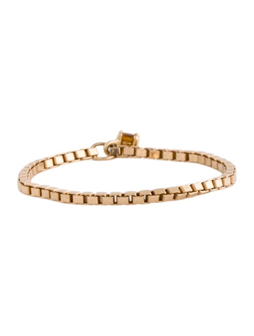 Ring 14K Citrine Box Chain Ring