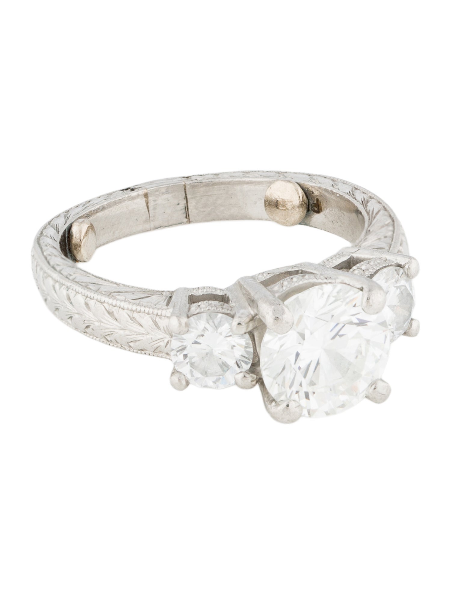 Ring Platinum 1.69ct Diamond Engagement Ring