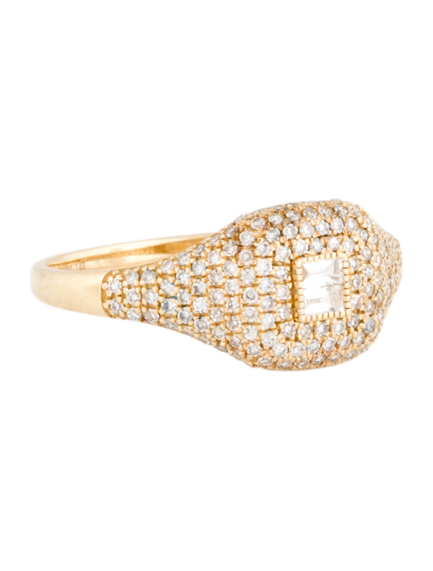 Ring Bovanni 14K Diamond Signet