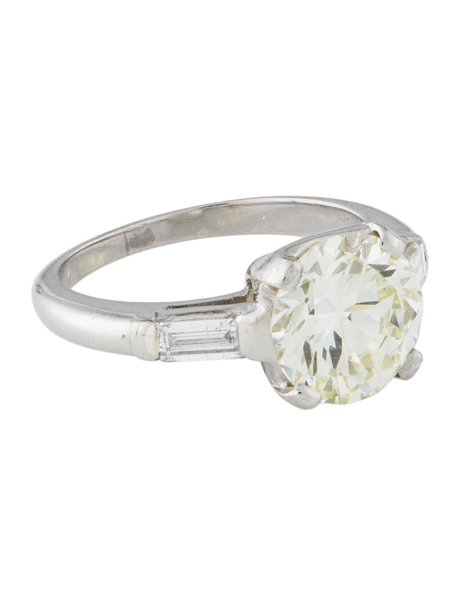 Ring Platinum 2.44ct Diamond Engagement Ring