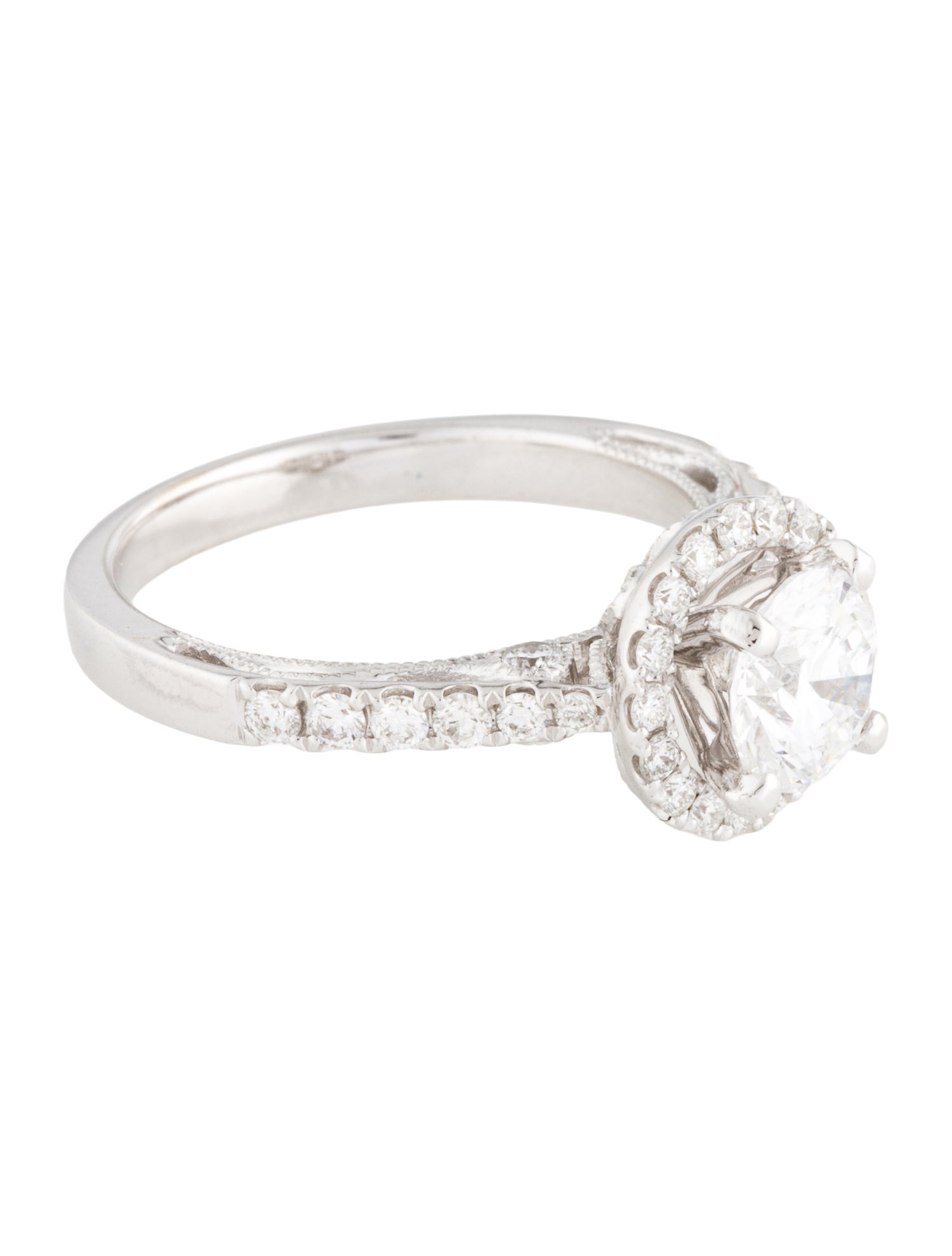 Ring 18K 1.07ct Lab-Grown Diamond Engagement Ring