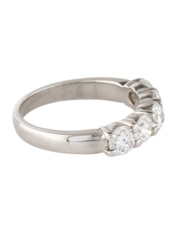 Ring Wedding Band Platinum 1.35ctw Diamond 6