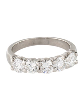 Ring Platinum 1.35ctw Diamond Band