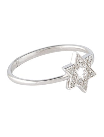 Ring 14K Diamond Star Cocktail Ring