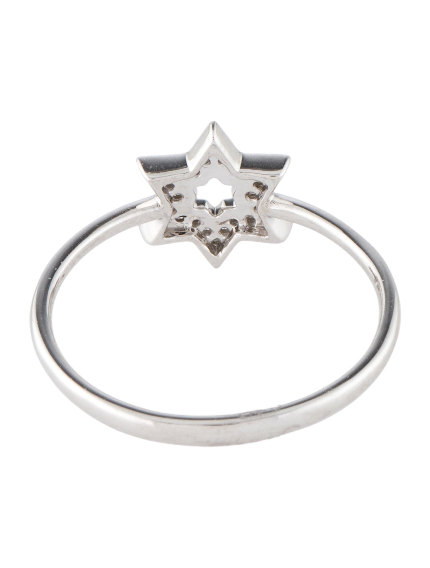 Ring 14K Diamond Star Cocktail Ring