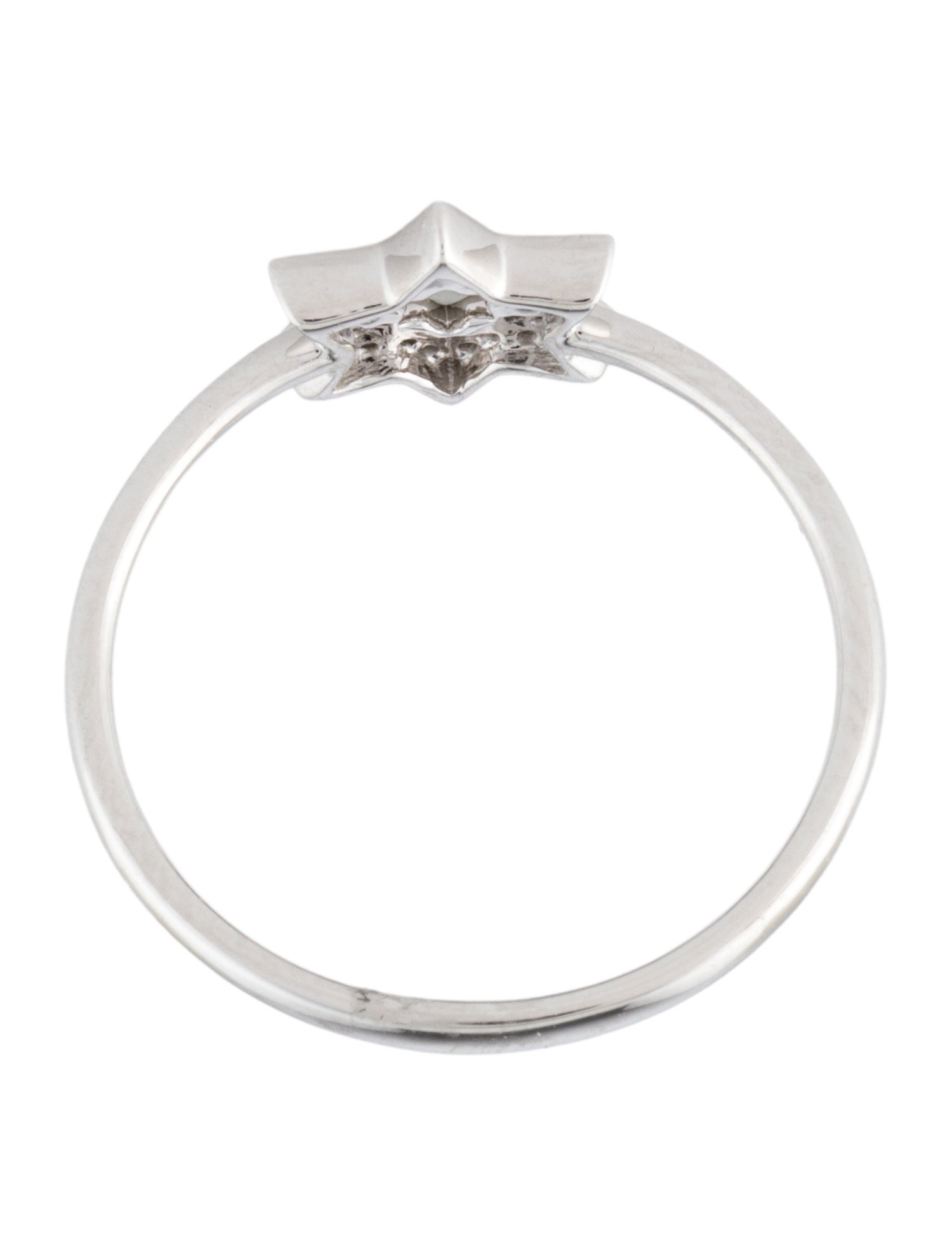 Ring 14K Diamond Star Cocktail Ring