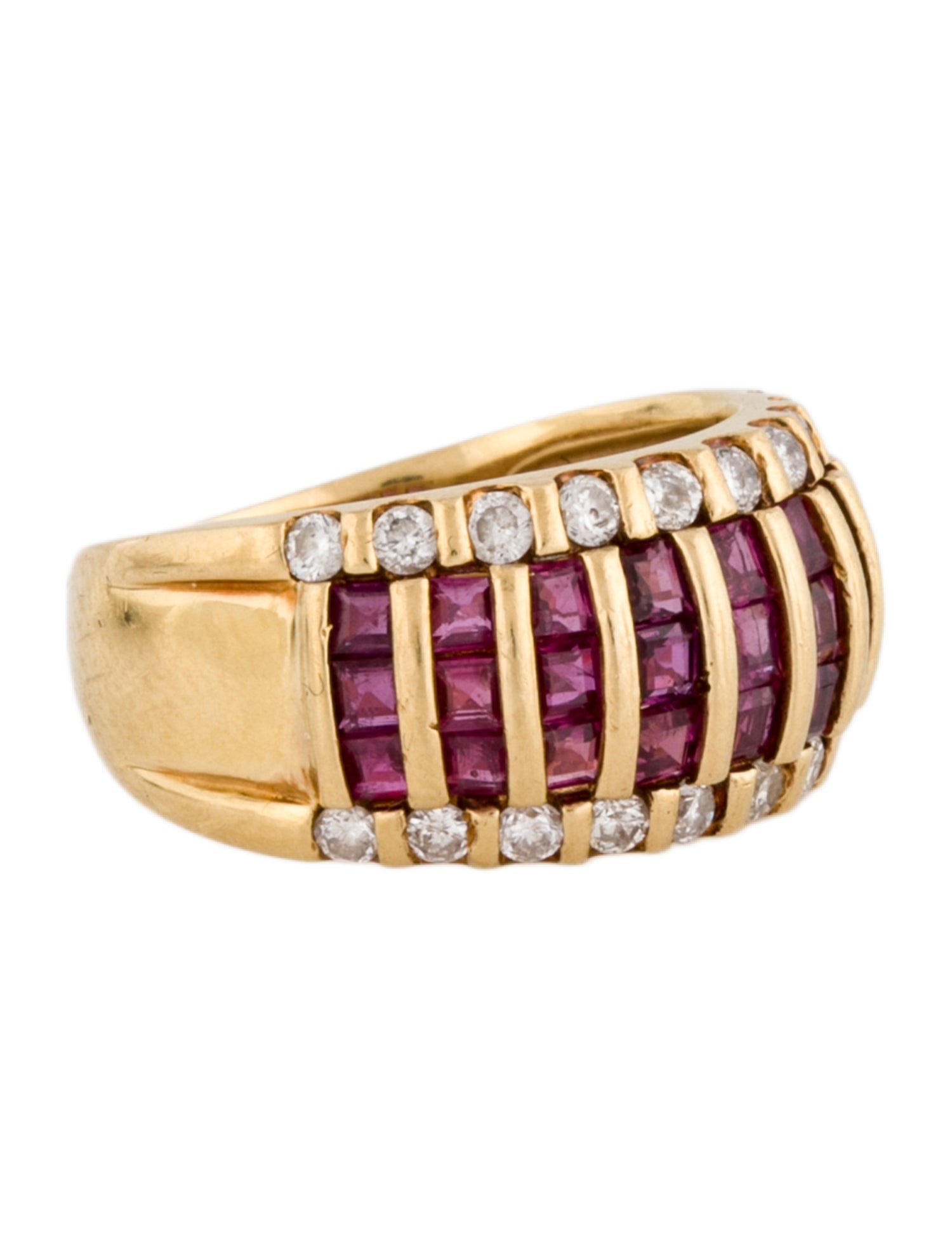 Ring 18K Ruby & Diamond