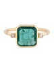 Ring 18K Emerald & Diamond Ring