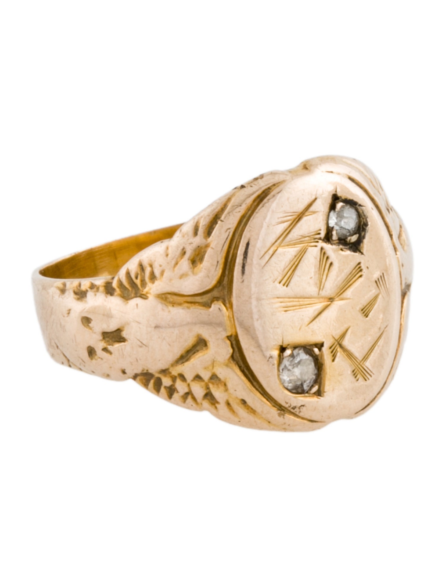 アクセサリー TOMWOOD Champion Ring Black Eye Tom Wood Champion Ring Black Eye - Black Signet Ring, Rings