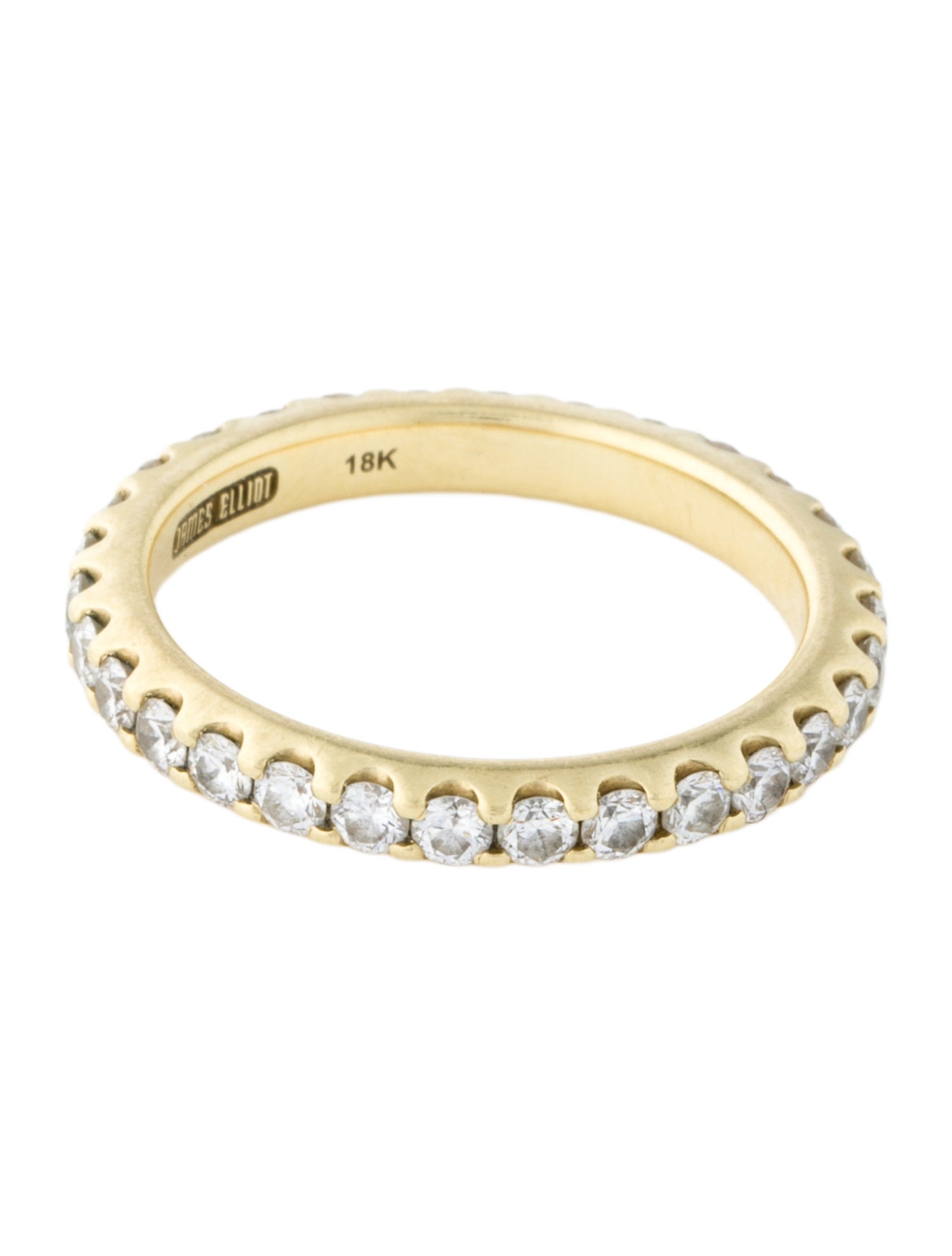 Ring James Elliot 18K 1.20ctw Diamond Eternity Band