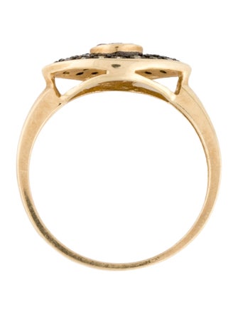 Ring 10K Ruby, Spinel, & Diamond Cocktail Ring