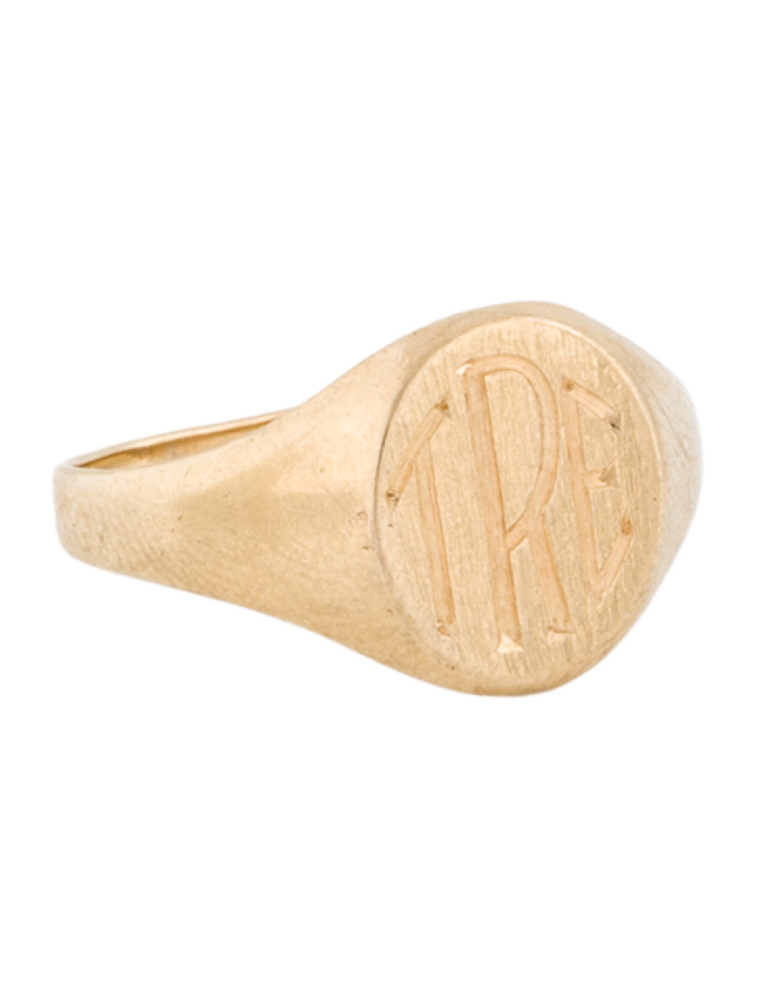 Ring 14K 'TRE' Signet