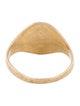 Ring 14K 'TRE' Signet Ring