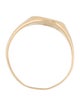 Ring 14K 'TRE' Signet Ring