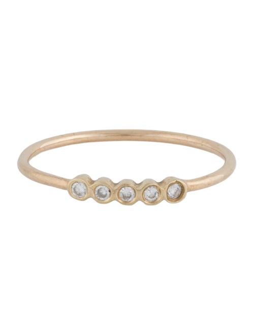 Zoë Chicco 14K Diamond Tiny Bezel Bar Ring