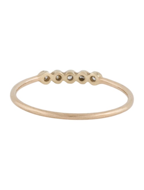 Zoë Chicco 14K Diamond Tiny Bezel Bar Ring
