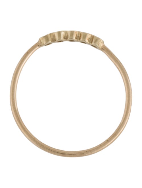 Zoë Chicco 14K Diamond Tiny Bezel Bar Ring