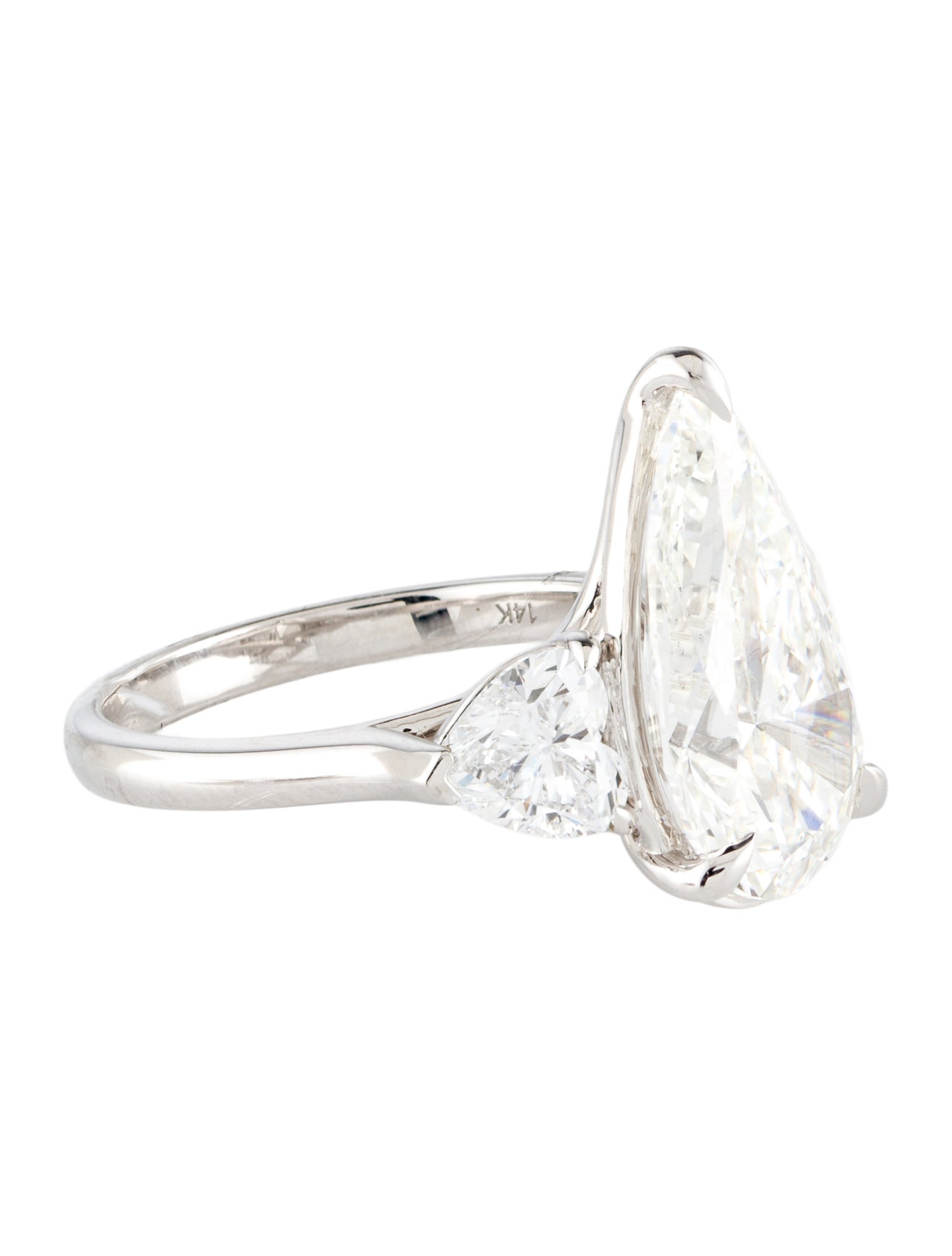 Ring 14K 7.38ctw Lab-Grown Diamond Cocktail