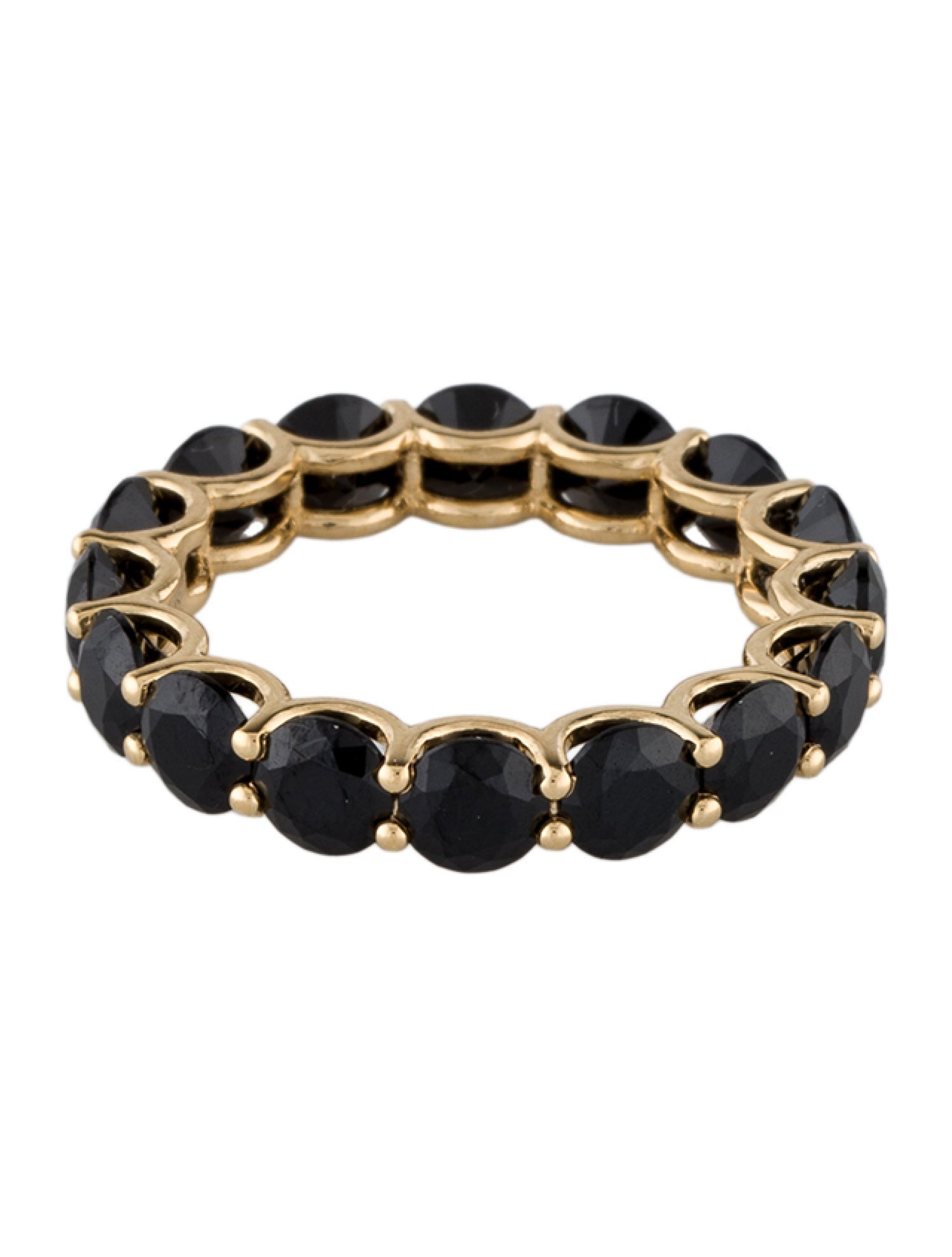 Ring 18K 4.18ctw Spinel Eternity Band