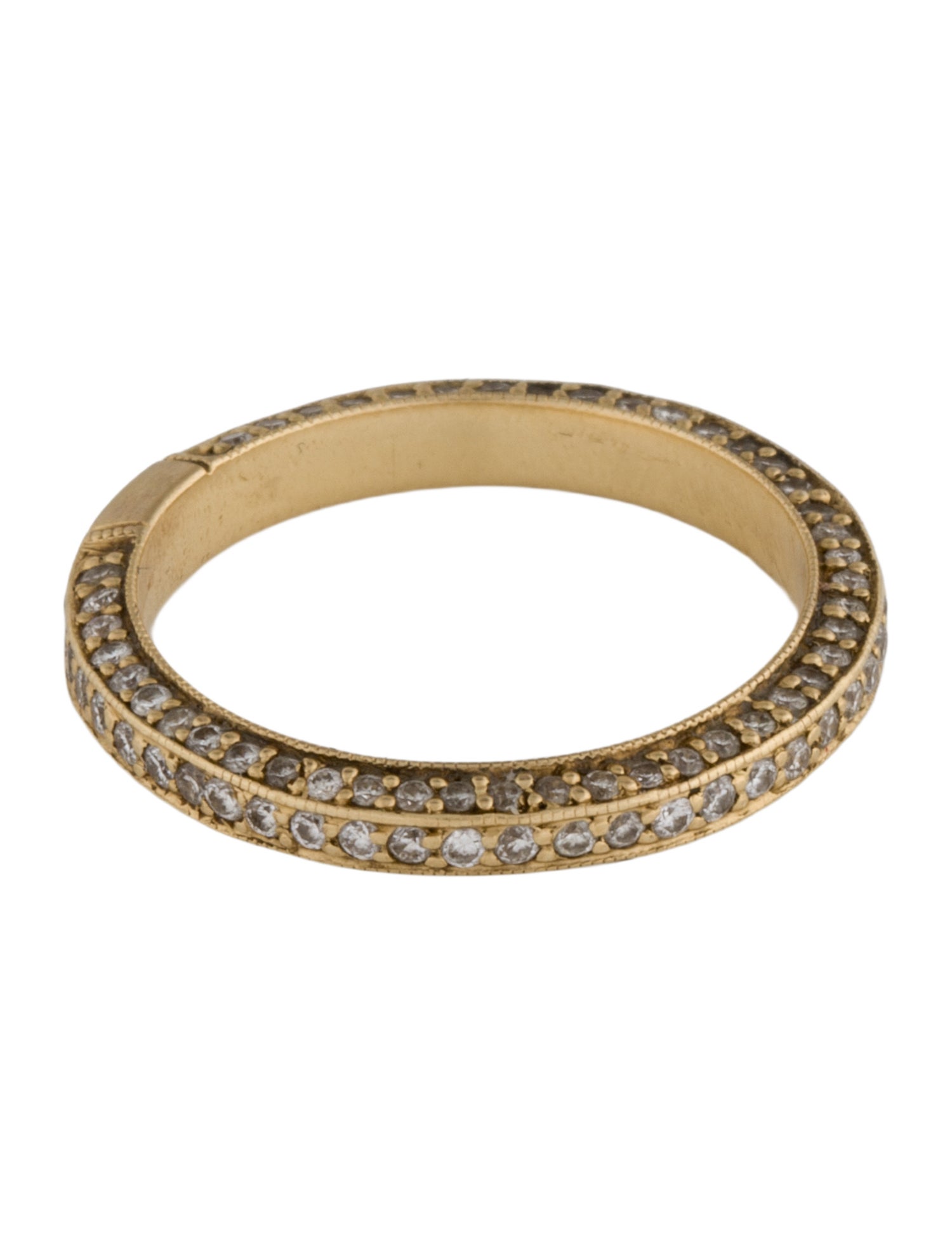 Ring 18K Diamond Pave Band