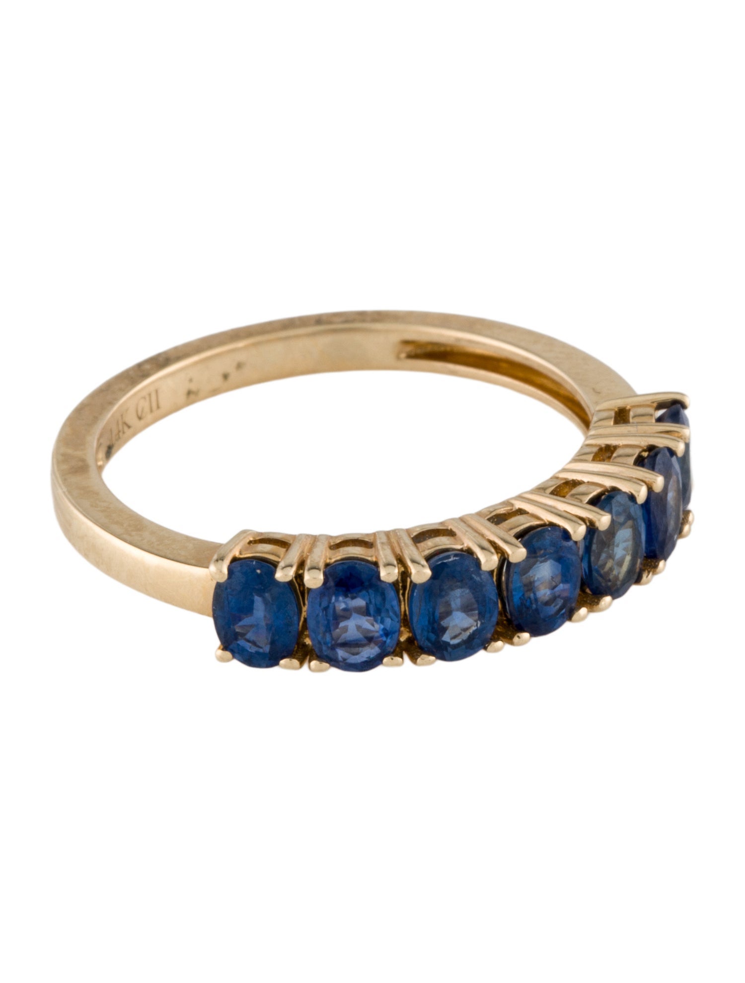 Ring 14K 1.38ctw Sapphire Band