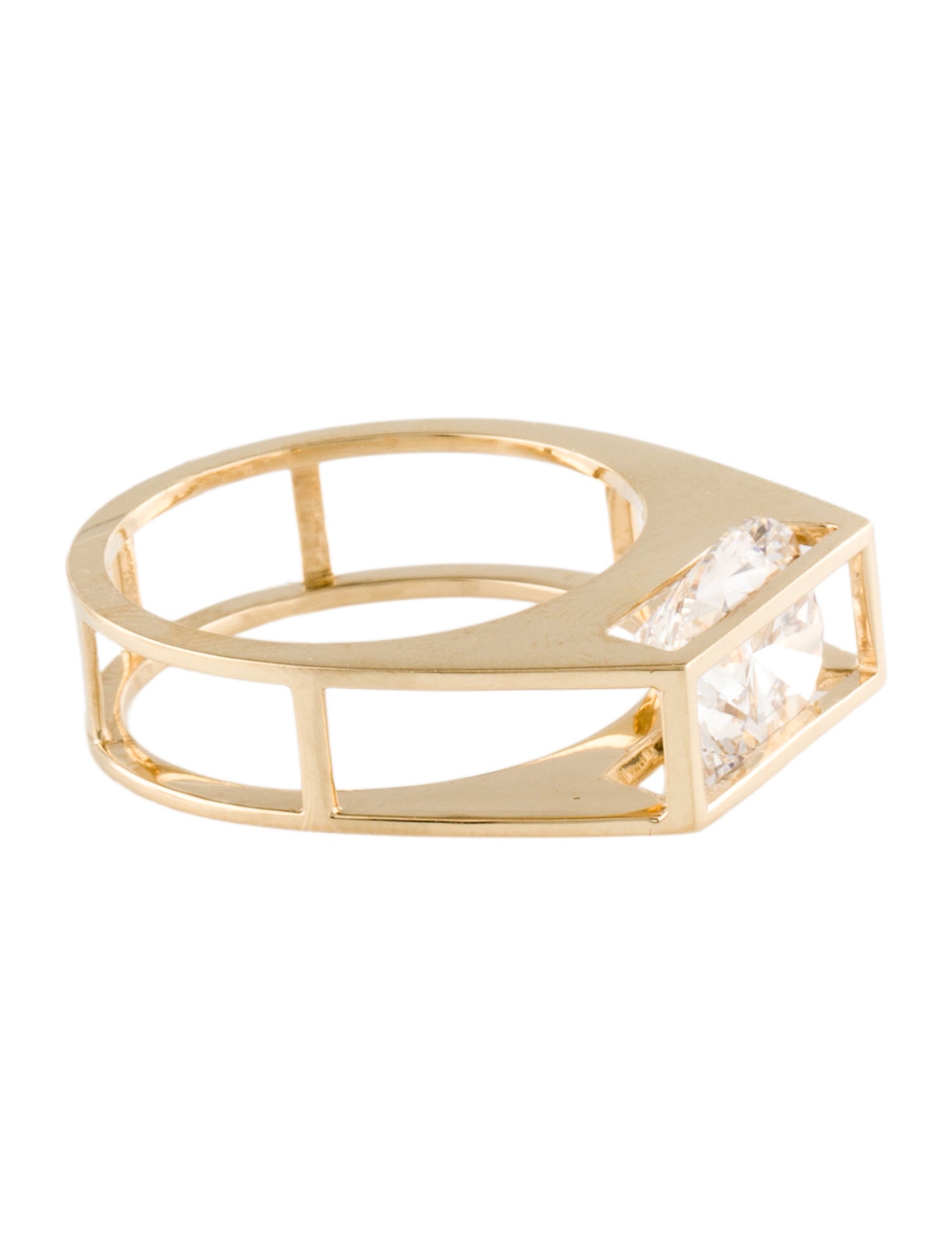 Ring 14K 2.57ct Lab-Grown Diamond Cocktail Ring