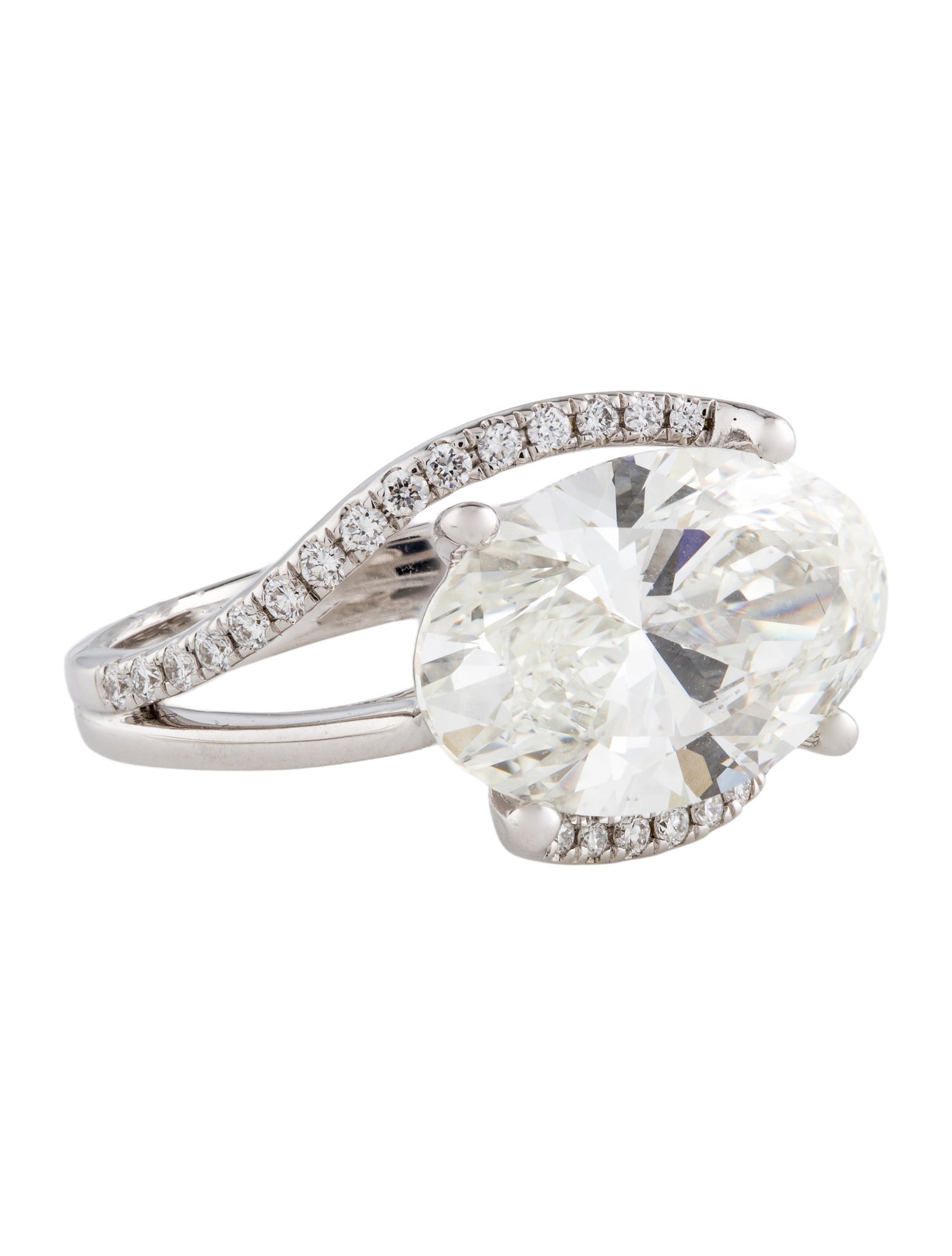 Ring 7.38ct Lab-Grown Diamond Engagement