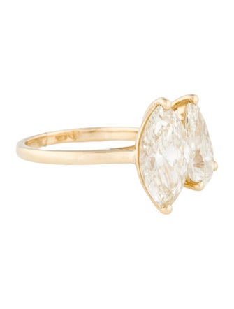 Ring 14K 5.40ctw Lab-Grown Diamond Toi Et Moi Ring