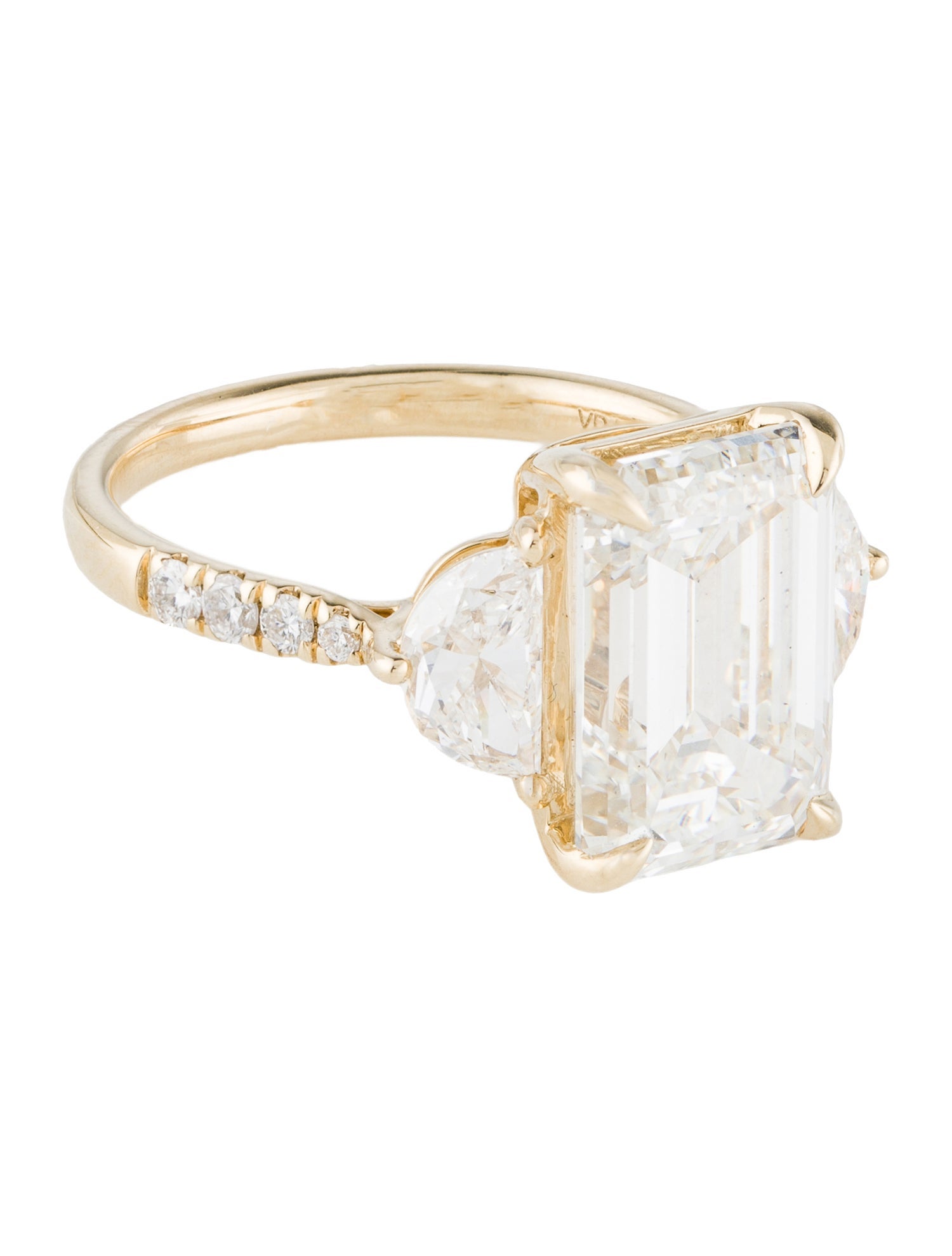 Ring 14K 5.91ct Lab-Grown Diamond Cocktail