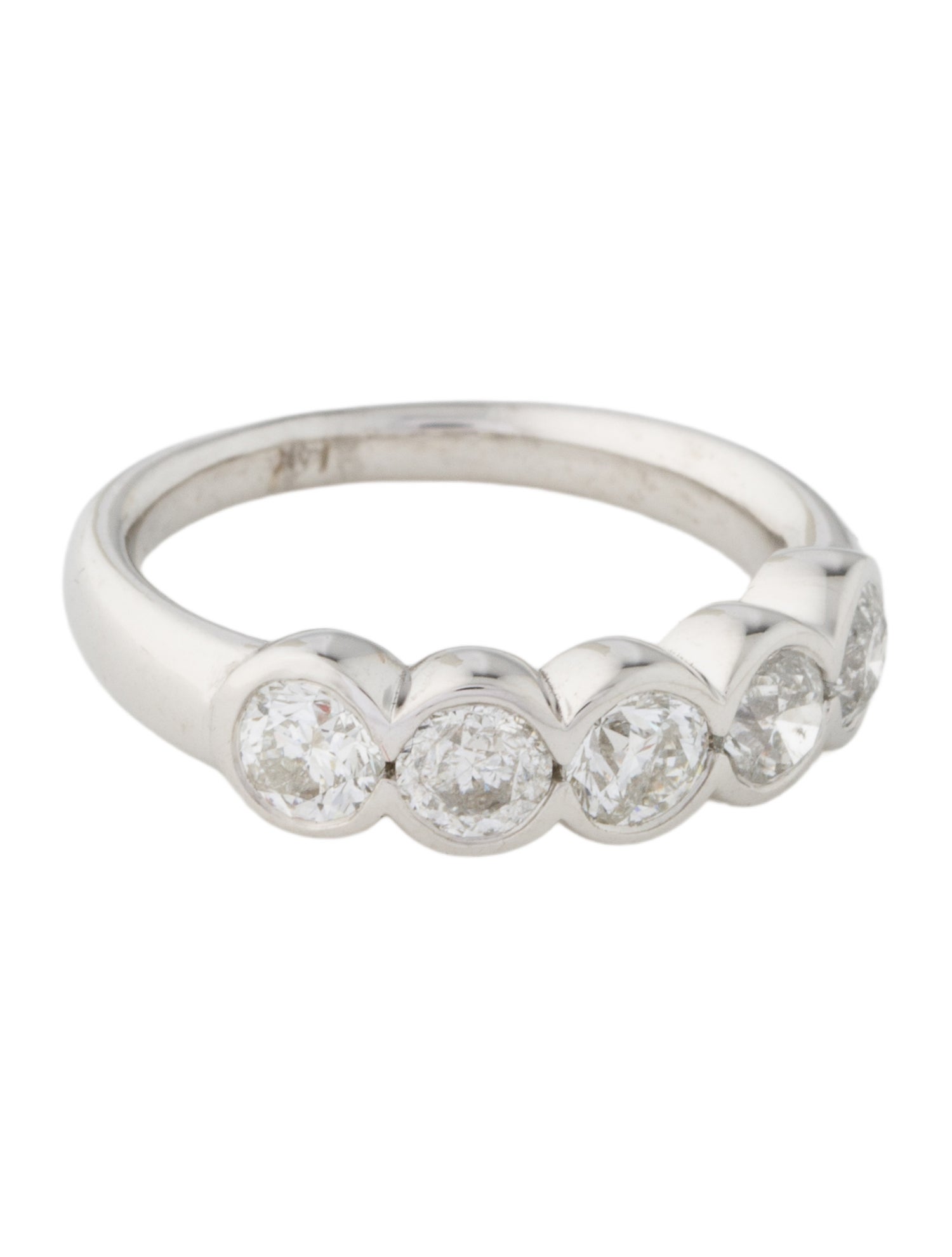 Ring 14K 1.60ctw Diamond Five-Stone Band