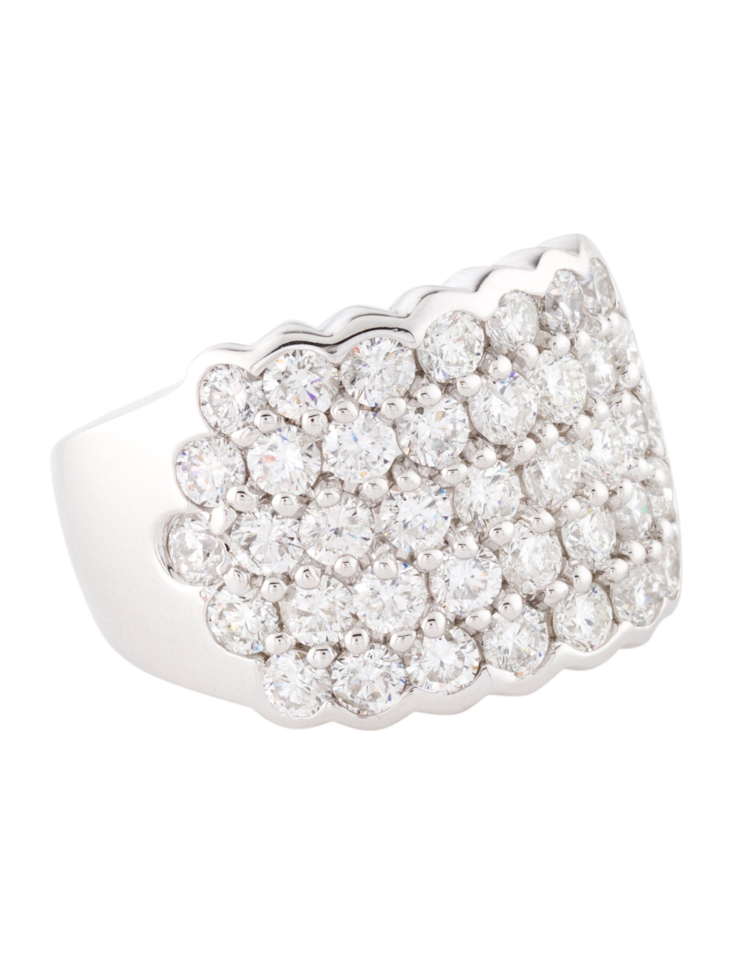 Ring 14K 3.15ctw Diamond Pave Set