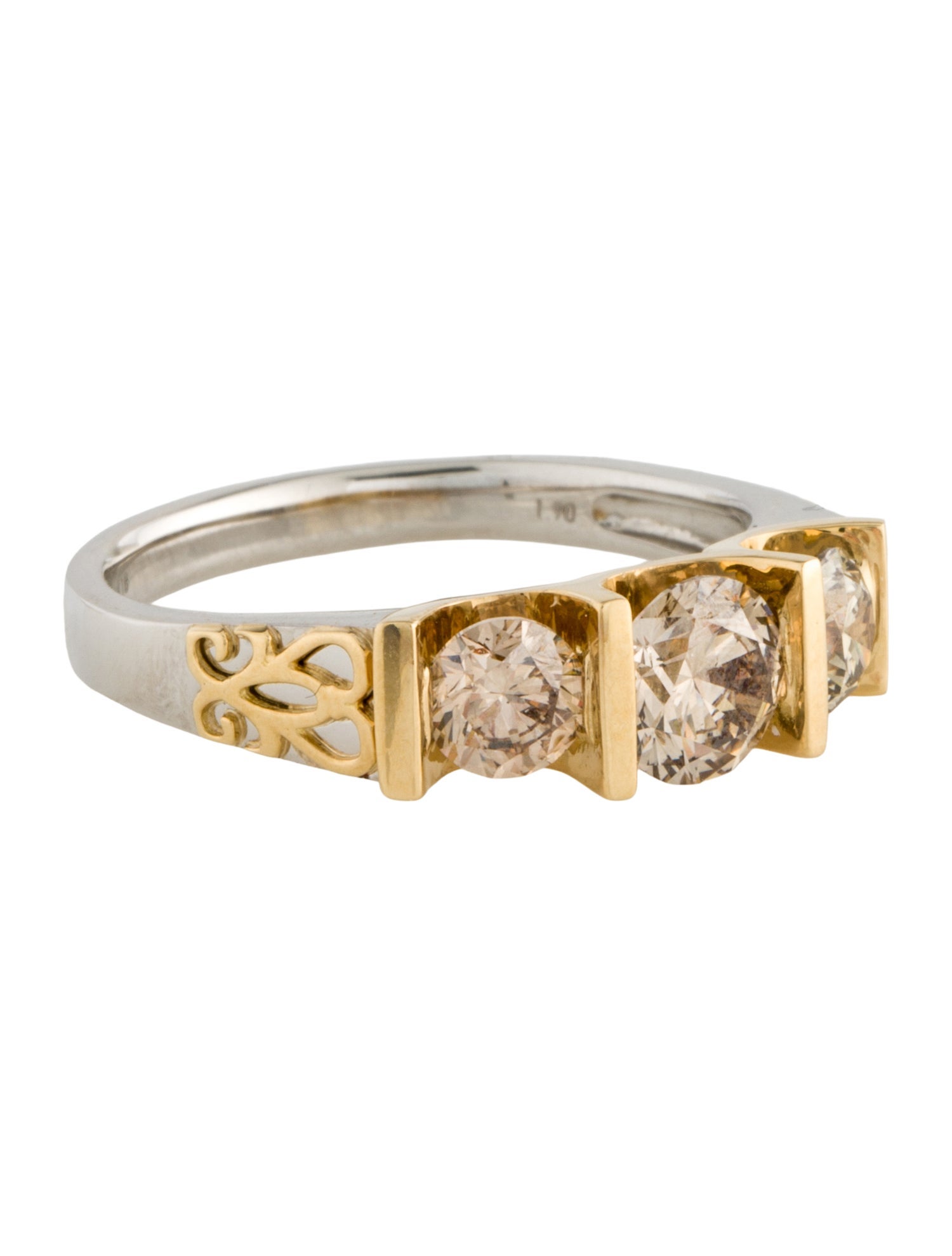 Ring 1.90ctw Diamond Three Stone Ring