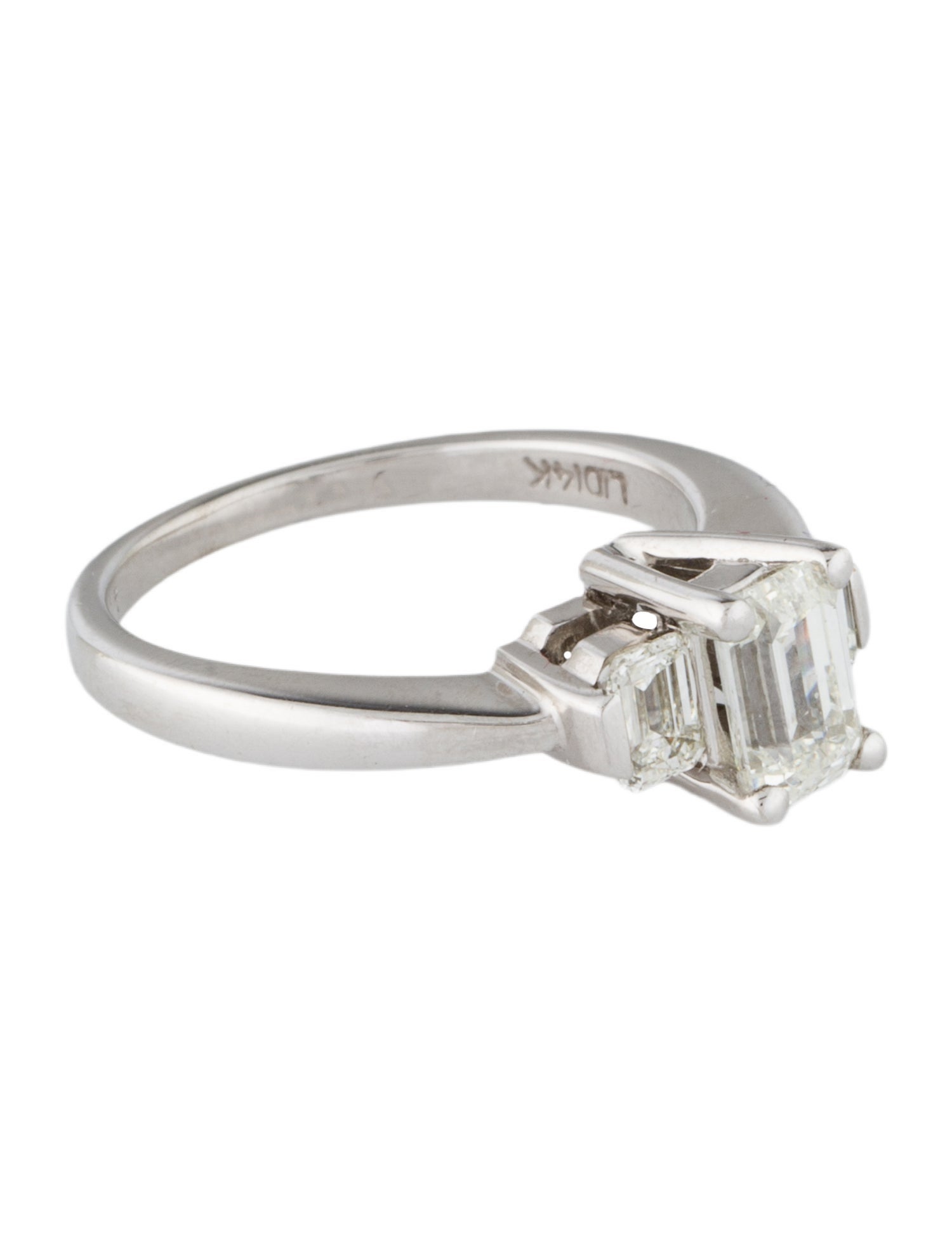 Ring 14K 1.35ctw Diamond Three Stone Engagement Ring