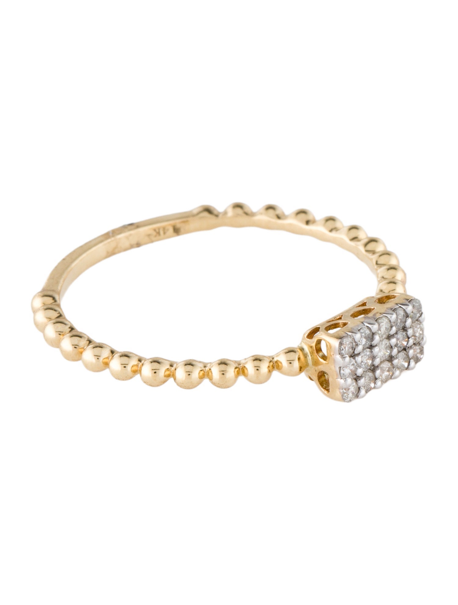 Ring 14K Diamond Cocktail Ring