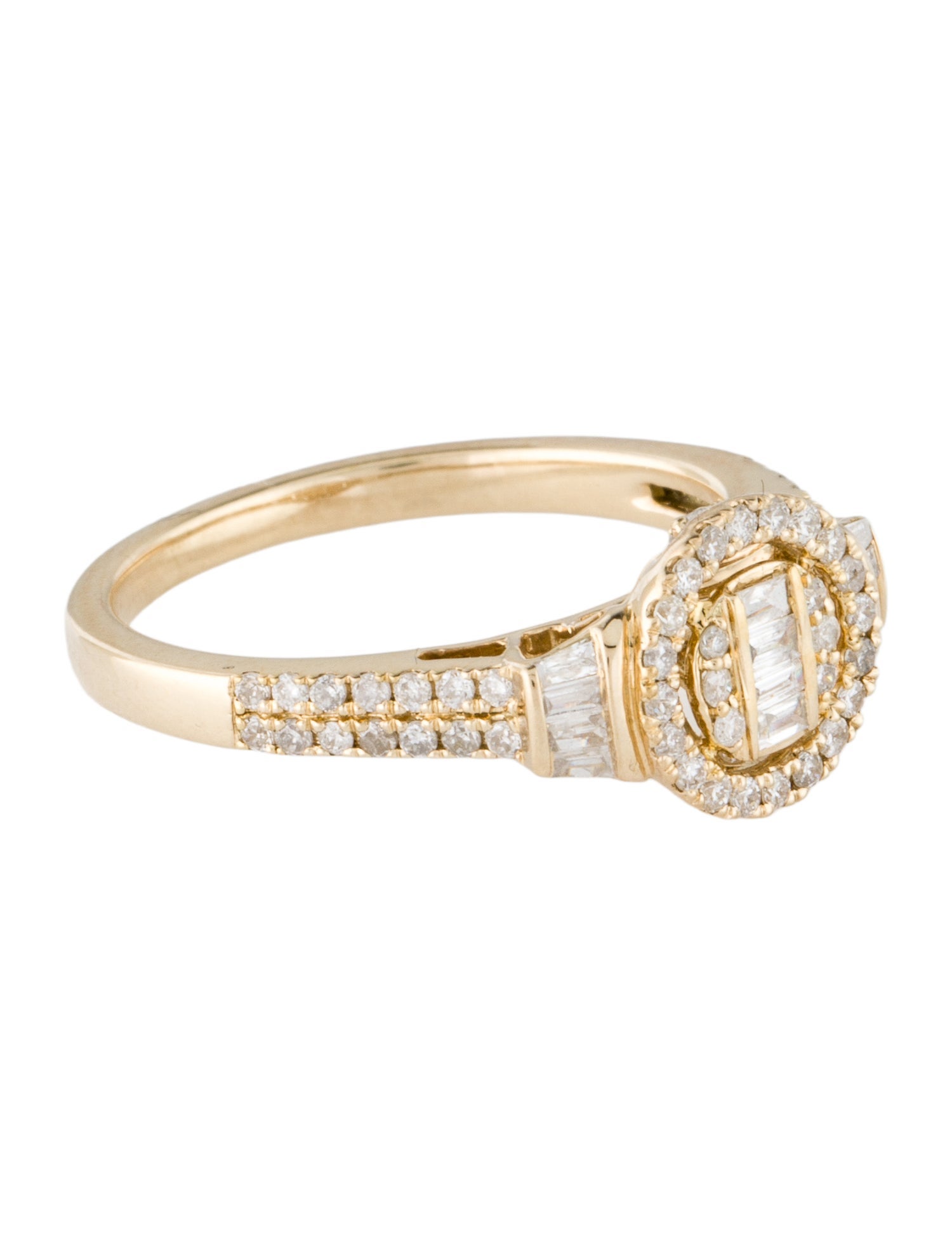 Ring 14K Diamond Cocktail Ring