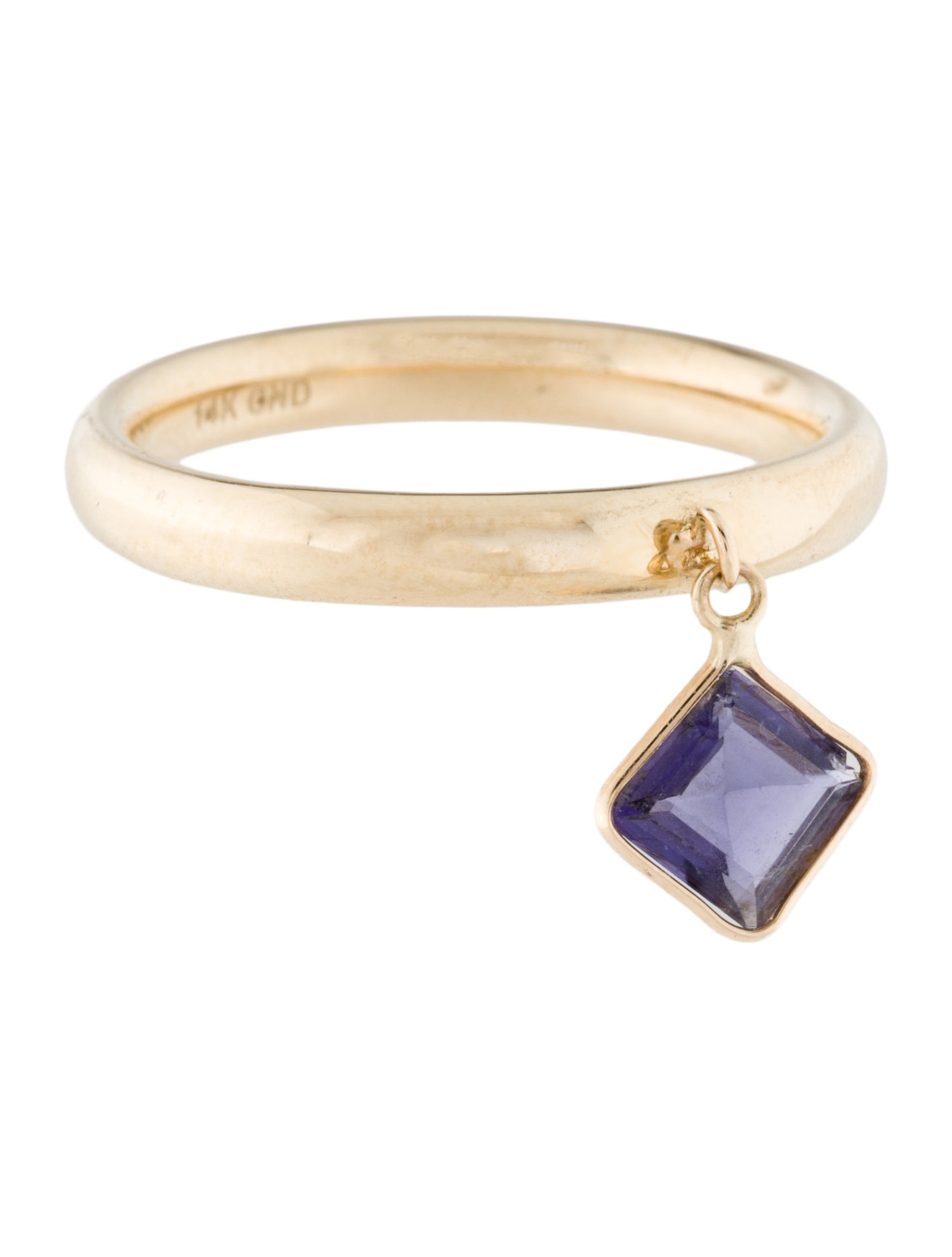 Ring 14K Iolite Cocktail Ring